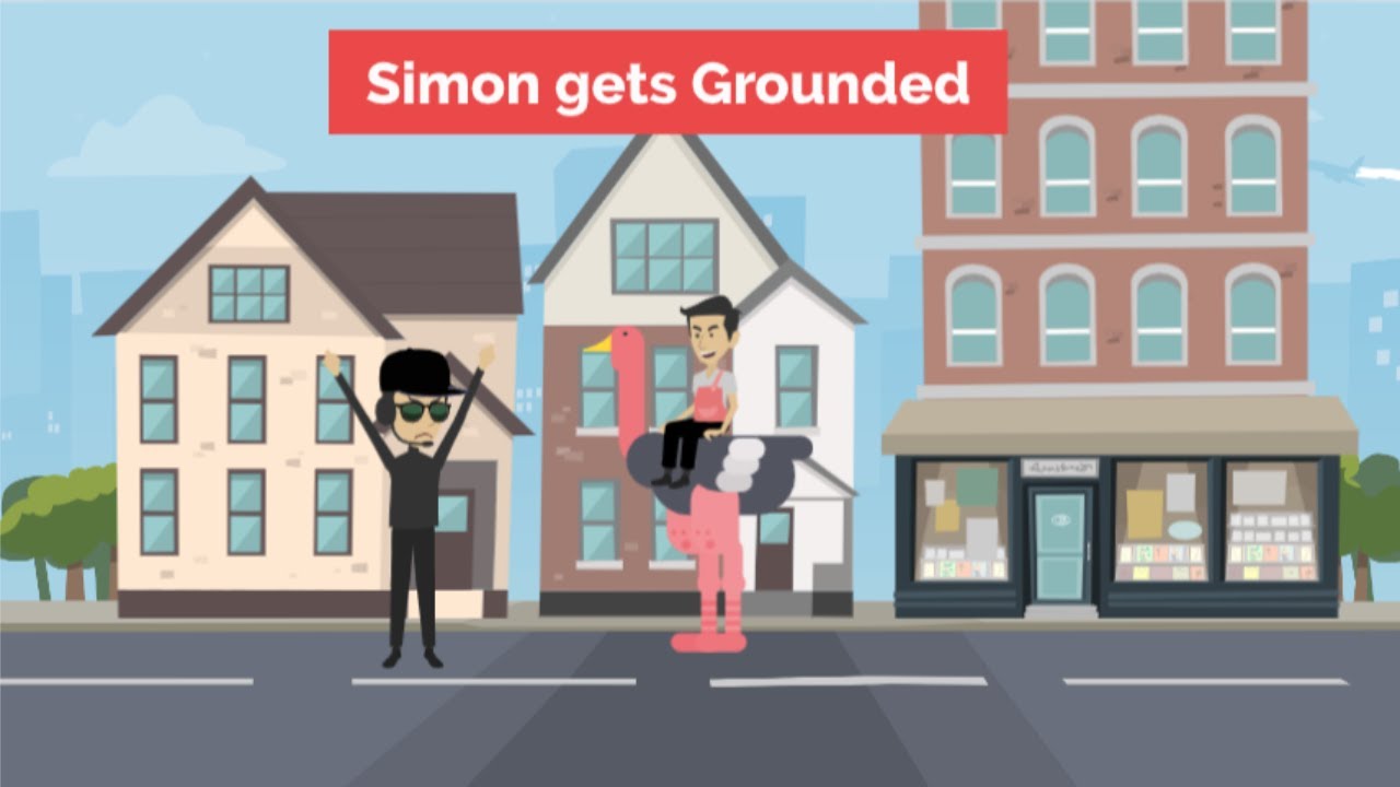 Саймона клюет страус Эйден / Наказание