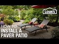 How to design and install a paver patio