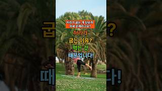 허리 굽는 분들! 이 음식만 챙겨 드세요 #시니어건강 #건강궁합 #건강정보 #건강상식