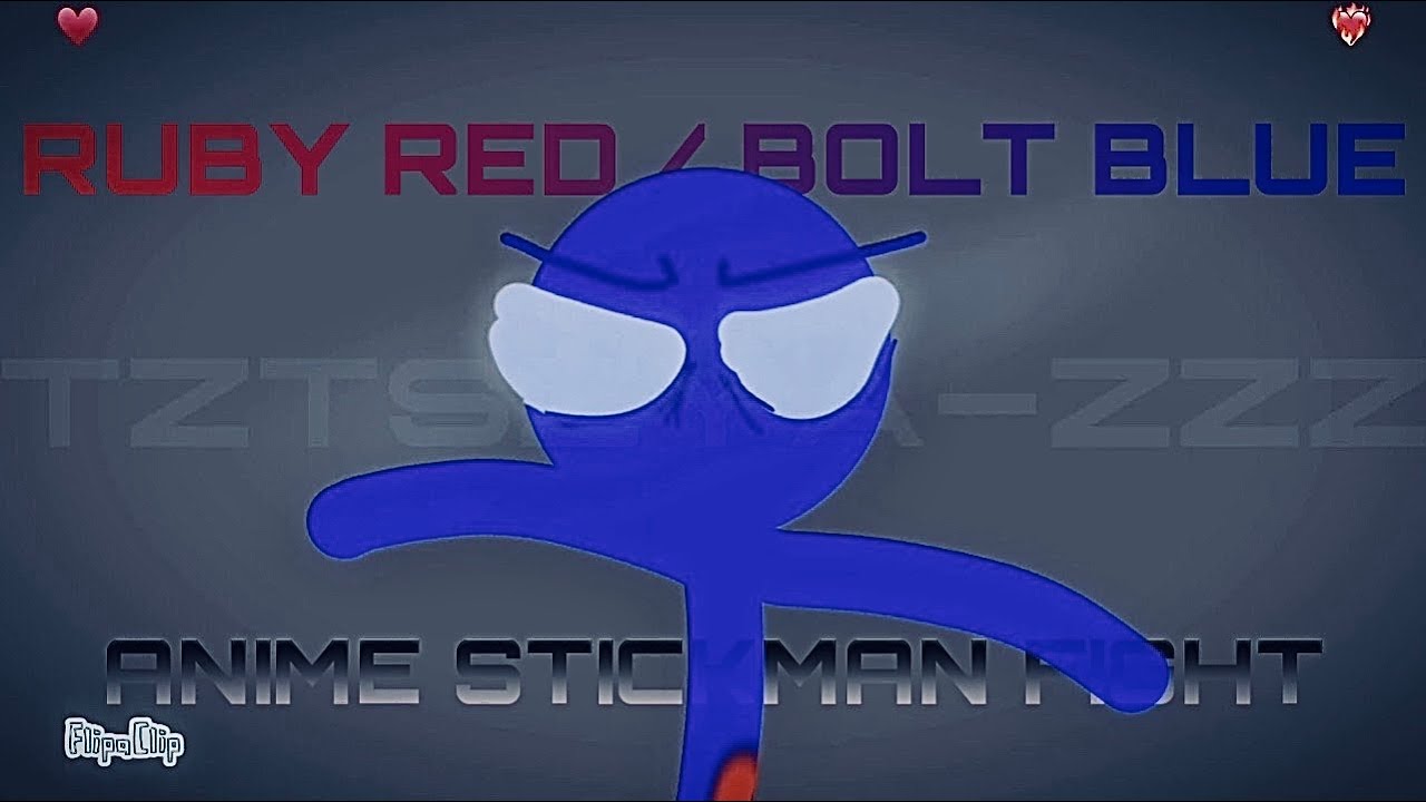 Ruby 🍷 vs. Bolt 💤 [Centuries - Fall Out Boy] Anime Stickman Fight - YouTube