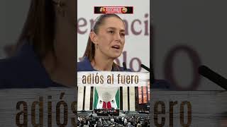 Claudia sheinbaum habla del fuero dice que Anaya es un hipócrita