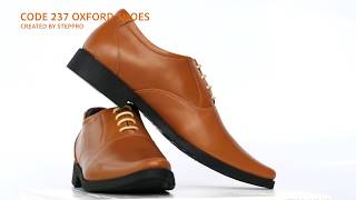 รองเทาหนงแท คชช รน 237 Steppro Oxford หวแหลม สเบจ สตรพนกนนำมนกนลนระดบสง