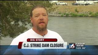Fishermen unhappy with C.J. Strike Dam restrictions