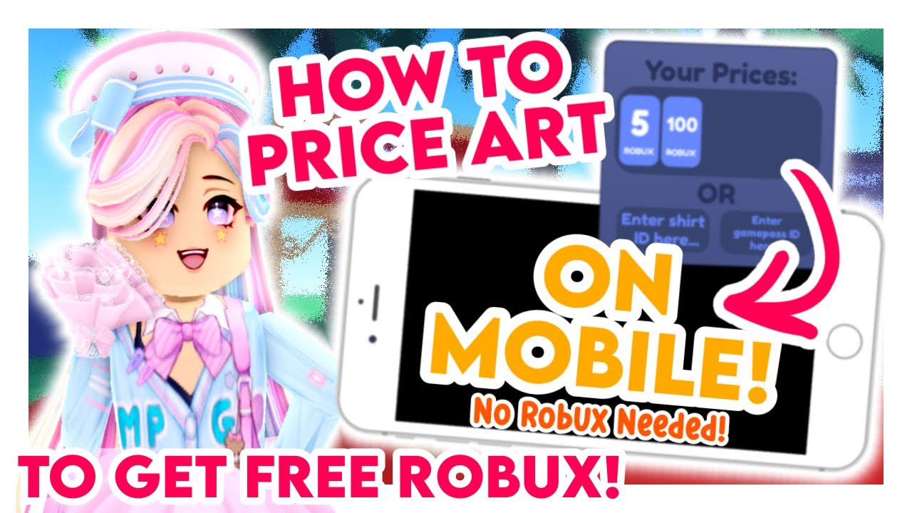 How To Put Prices On Your Art in Roblox Starving Artists Donation