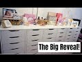 Makeup Room Makeover REVEAL | Vlogmas Day 19