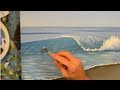 How to paint a wave using acrylics