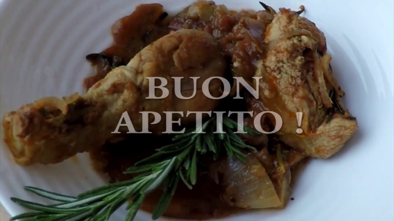 Pollo Cacciatore (Huhn nach Jägerart) - YouTube