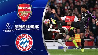 Arsenal vs. Bayern: Extended Highlights | UCL Quarter-Finals 1st Leg | CBS Sports Golazo