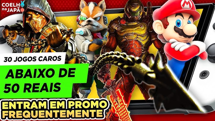 50+ MELHORES JOGOS ABAIXO DE R$150 REAIS NO NINTENDO SWITCH #NintendoBarato  