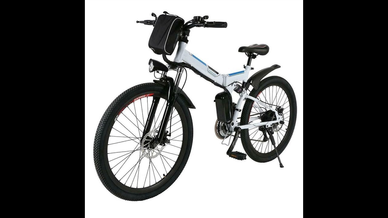 Ancheer folding electric mountain bike, unboxing and review