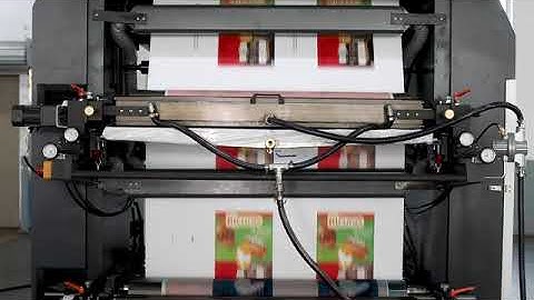4 color stack type flexo printing machine for paper bag