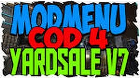 COD4 YardSale Patch v7 Mod Menu 1.40 Modded lobbies