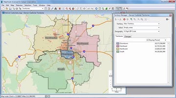Maptitude 2016 Territory Mapping Software Wizard