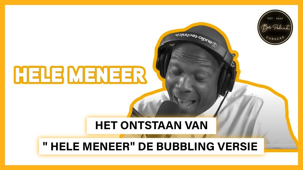 Adje - Hele meneer - bubbling versie - Hoe is dit nummer ontstaan?
