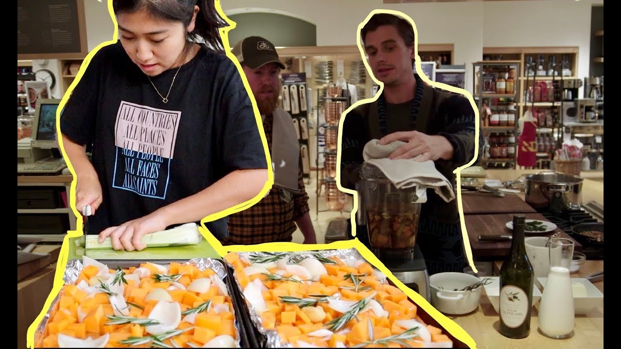 TRYING TO MAKE QUEER EYE'S BUTTERNUT SQUASH RECIPE EP1 YouTube