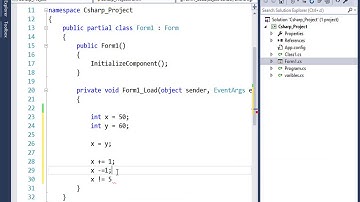 الدورة التاسيسية في تعليم C# -ملخص رموز لغة السي شارب C# operators