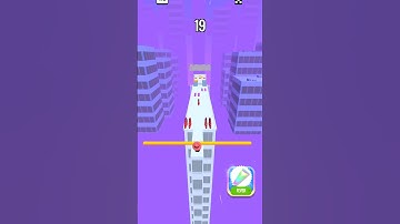 Roof Rails Gameplay Level 30 || #funny #ytshorts #3dgamedevelopment