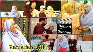 Ramadan intro ky behind the scenes ,or funny moments, cooking with Shabana Ramadan intro bts