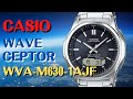 CASIO WAVE CEPTOR WVA-M630D-1AJF 電波ソーラー腕時計　フリーサイズバンド