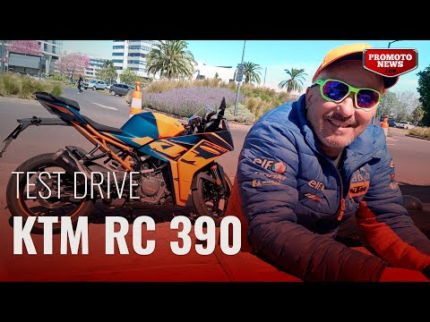 Test de la KTM 390 RC: la película