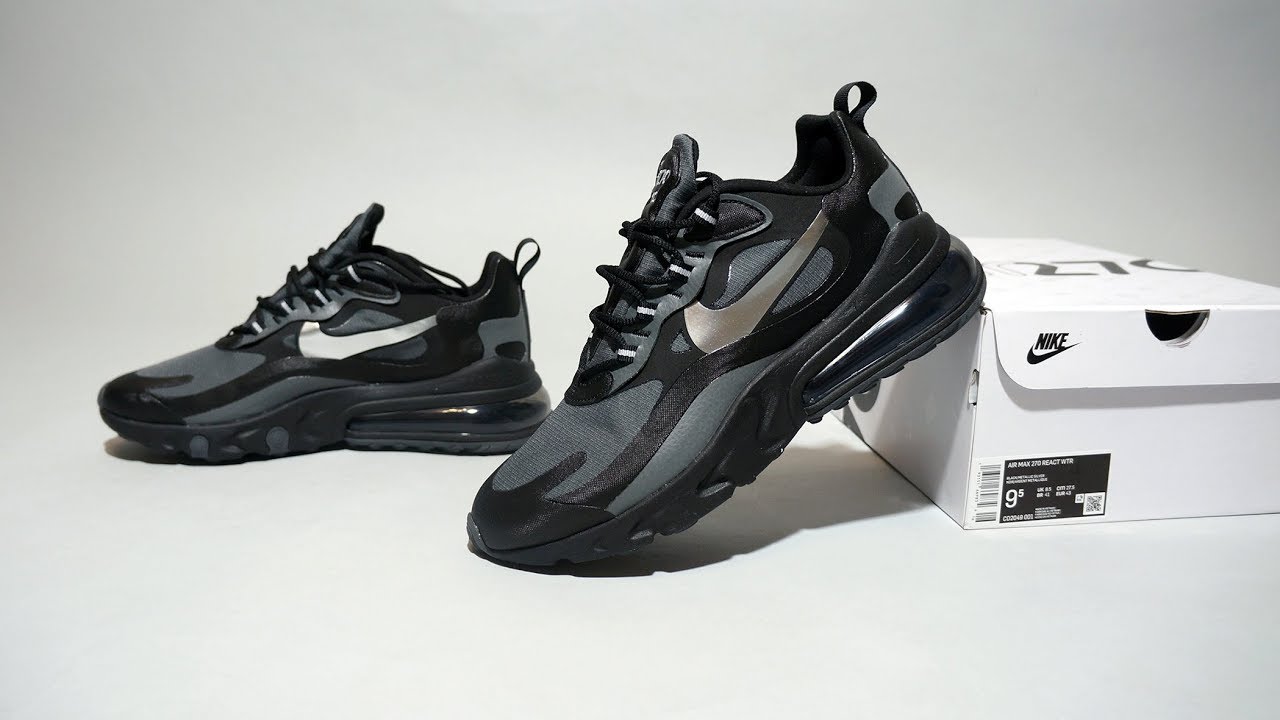 air max 270 react winter black