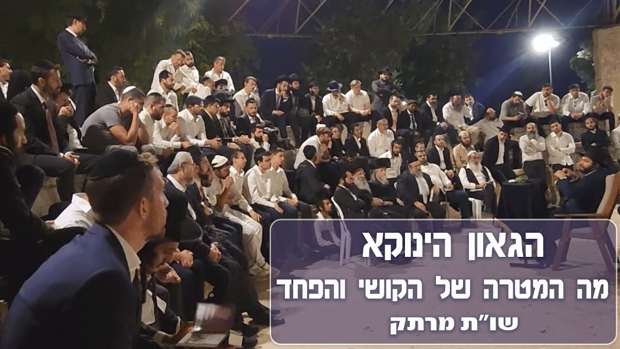 מה המטרה של הקושי והפחד - שו