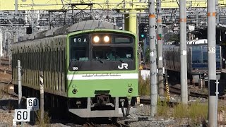 JR西日本　201系 139編成ウグイス色　おおさか東線 新大阪駅