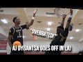 #1 Player In The Country AJ Dybantsa Shuts Down "Overrated" Chants &amp; GOES OFF In Los Angeles!