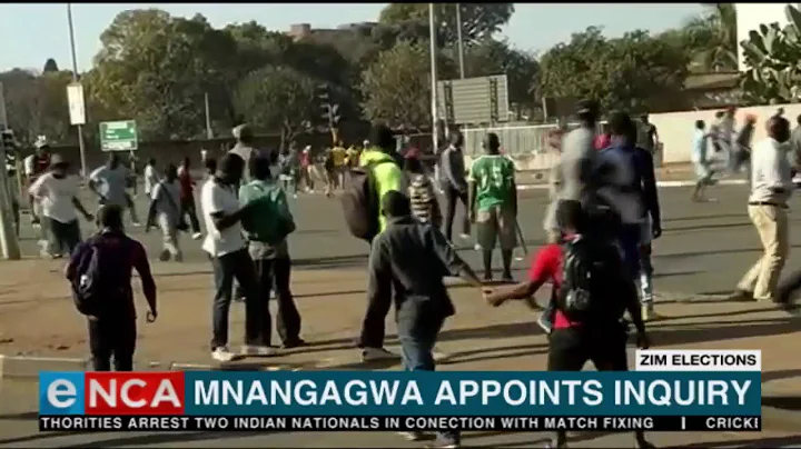 Mnangagwa appoints inquiry into Zim election violence