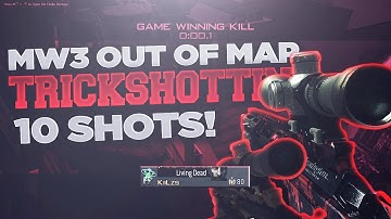 MW3 OUT OF MAP TRICKSHOTTING (10 INSANE SHOTS!)