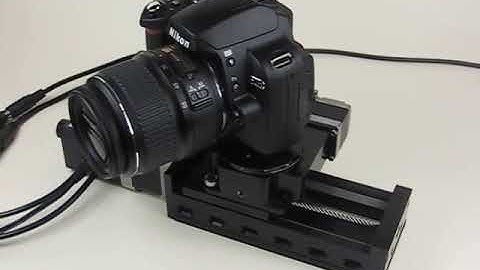 Zaber Technologies Linear Slide and Rotary Stage for Camera Shaking