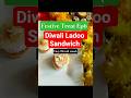 Festive Treat Ep6 Diwali Ladoo Sandwich#ladoo#diwaliladoosandwich#festivefood#diwalispecial#diwali