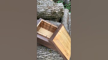 Walnut and Spalted Maple Keepsake Box with Plaid Liner #diy #woodworking