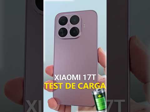 🔋 Esto tarda en cargar el Xiaomi 17T con 6500mAh y carga rápida de 67W 🔋 #Batería #Test