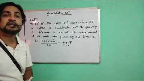 Concepts/ tricks on mathematics(Quadratic Equation) for IOE/KU/PU/POU/BSC.CSIT/BSC.AG/BSC.FORESTRY