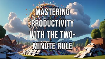 Mastering Productivity with the Two-Minute Rule