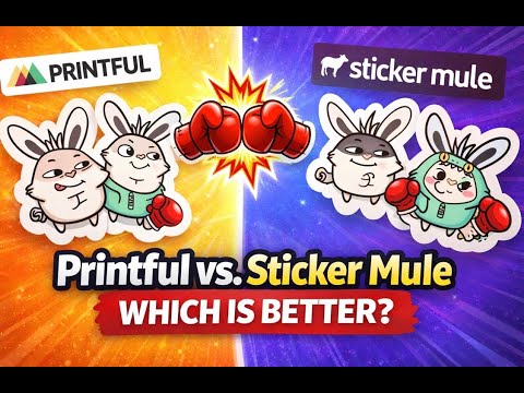 Printful vs Stickermule Which sticker sheets are better stickersheet stickershop stickerart