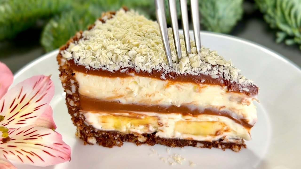 Новогодний десерт за 5 минут, без духовки, без сгущенки, без желатина, без муки!