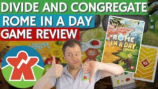 Rome In A Day - Board Game Review - Divide And Congregate screenshot 5
