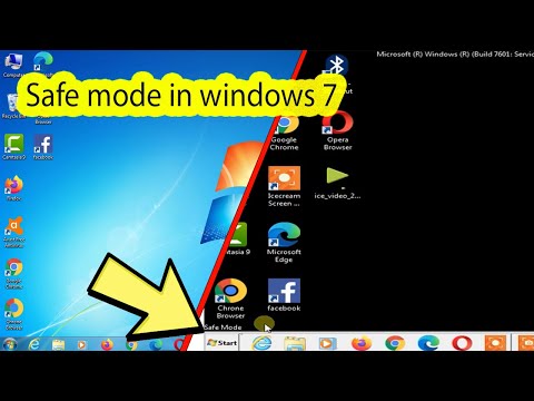 How to enable safe mode in windows 7