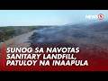 Sunog sa Navotas Landfill, patuloy pa ring inaapula; DPWH Sec. Vince Dizon, nag-inspeksyon