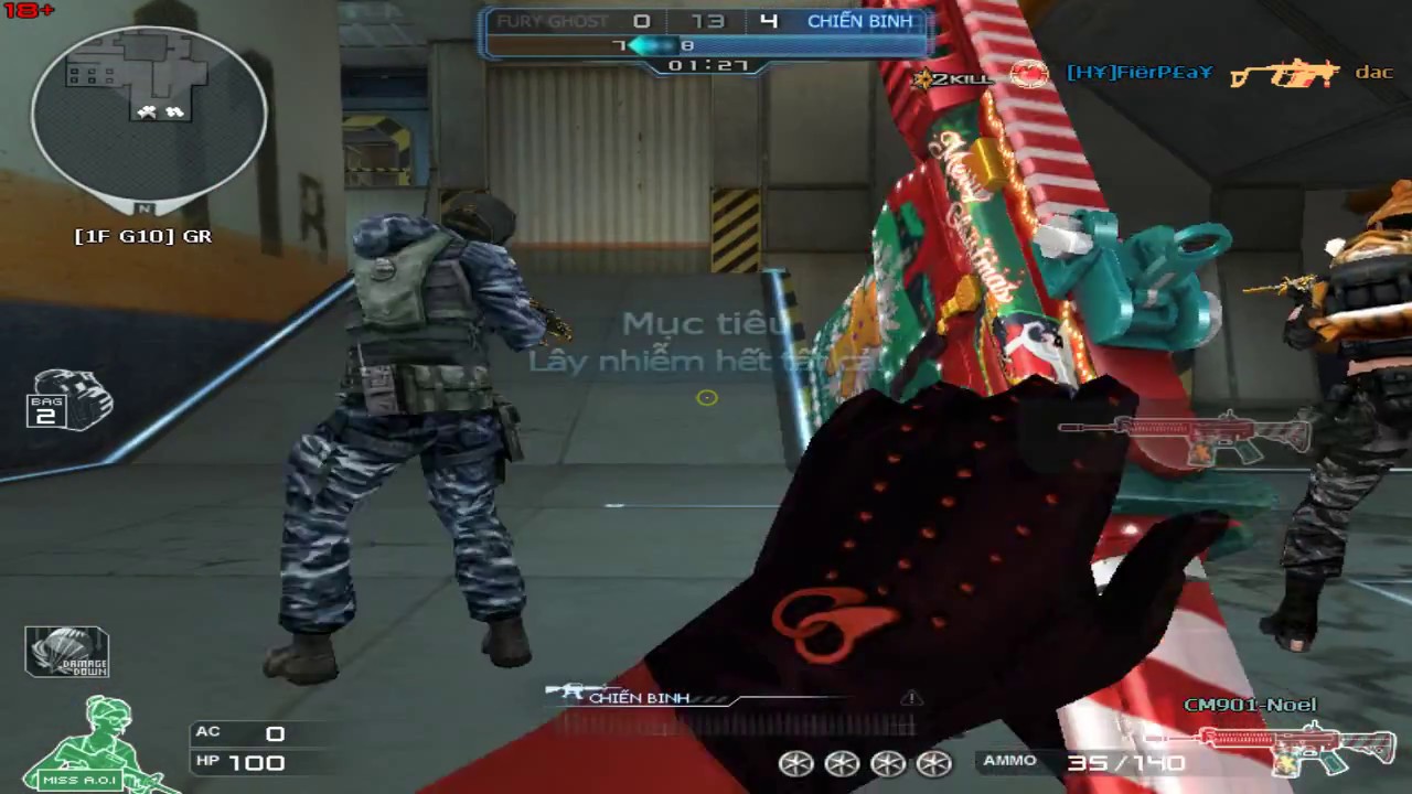 CF - 5 Dòng Xmas Dị - Đặc biệt ở Thay đạn - Có 1 người đang âm thầm dislike mỗi clip Nhi Ahihi