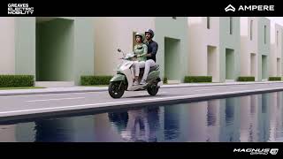 Ride in Style with the Stylish Family EV Scooter | Ampere Magnus Grand