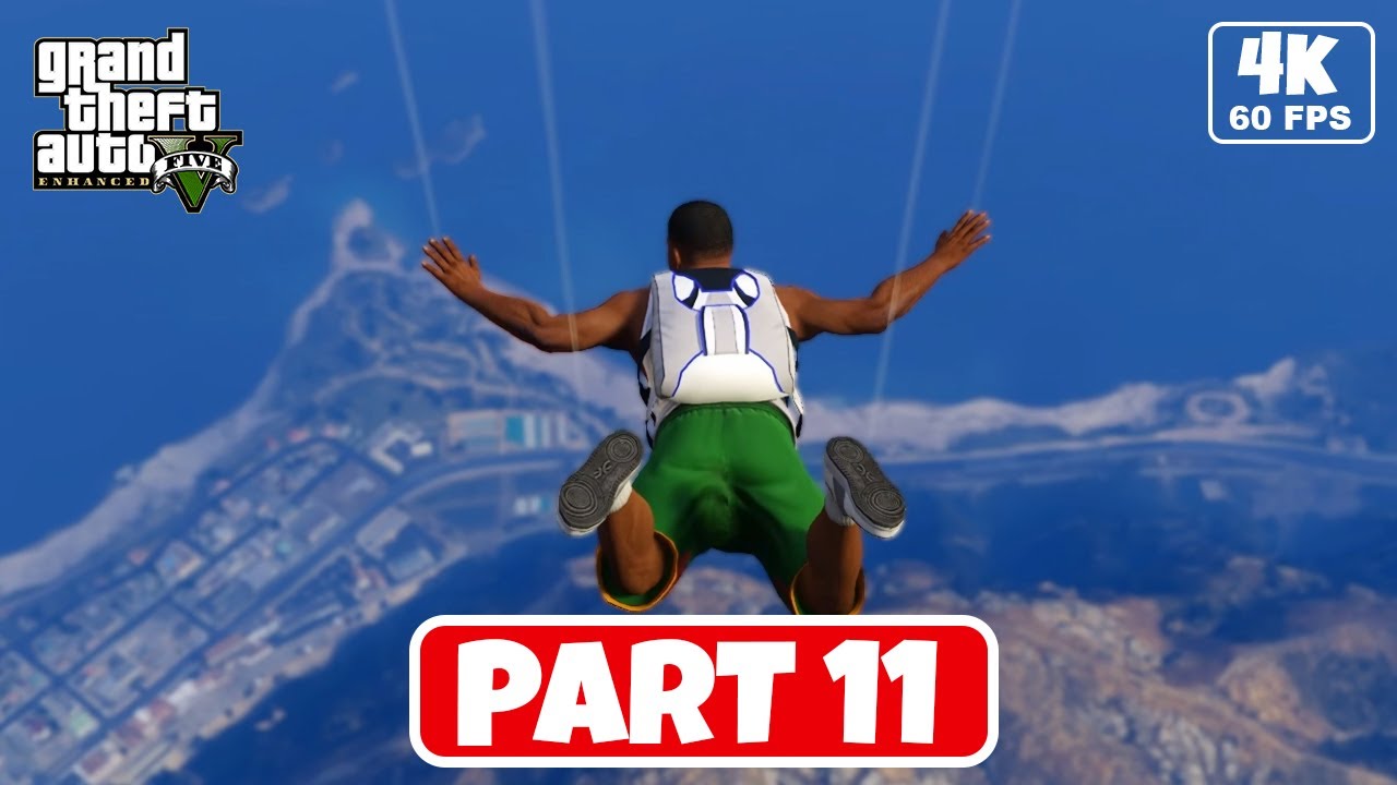 GTA 5 Enhanced Gameplay Walkthrough PART 11 - 4K 60FPS | Before GTA 6
