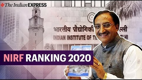 NIRF top institutes of India ranking 2020 announced by HRD Minister
