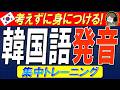 【マネるだけ】繰り返して身に着ける！韓国語発音集中トレーニング【ネイティブ生音声】