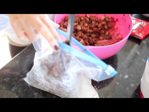 Chocolate Hazelnut Puppy Chow ❄ #DIYDecember Day 8 missglamorazzi