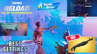 BEST Keyboard and Mouse SETTINGS + 800 DPI Sensitivity (Fortnite Chapter 7)