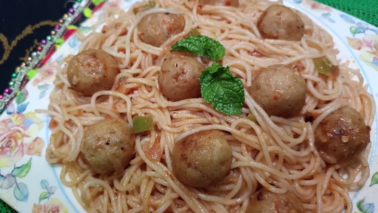 Meatballs and Spaghetti Recipe - YouTube