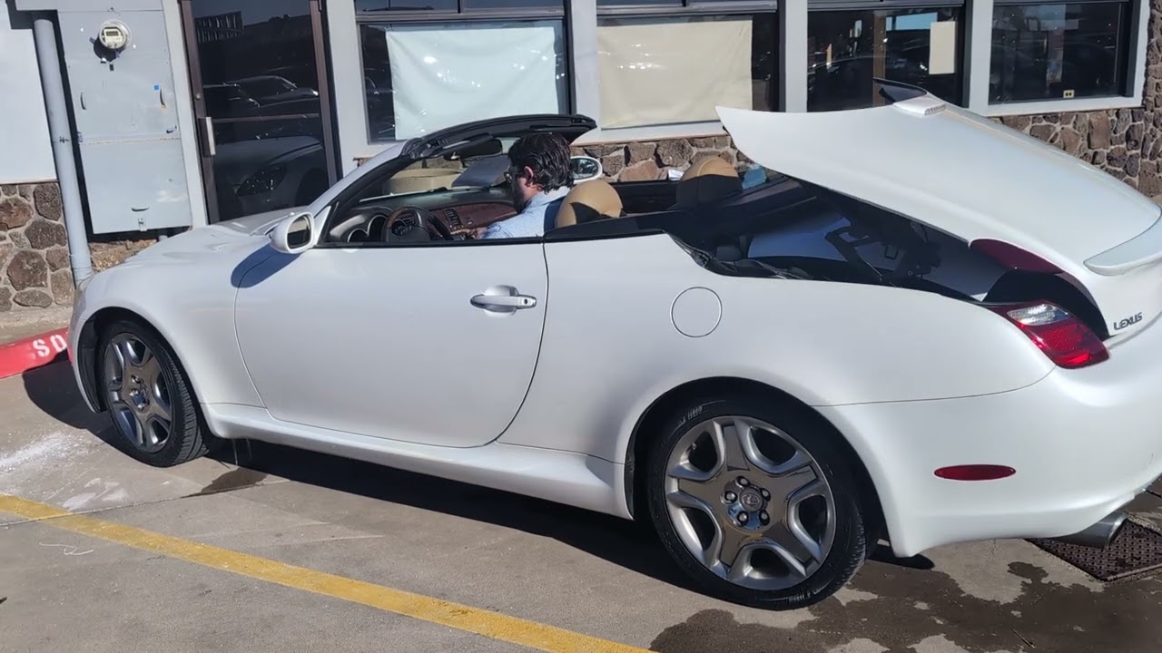 08 Lexus hard top operation
